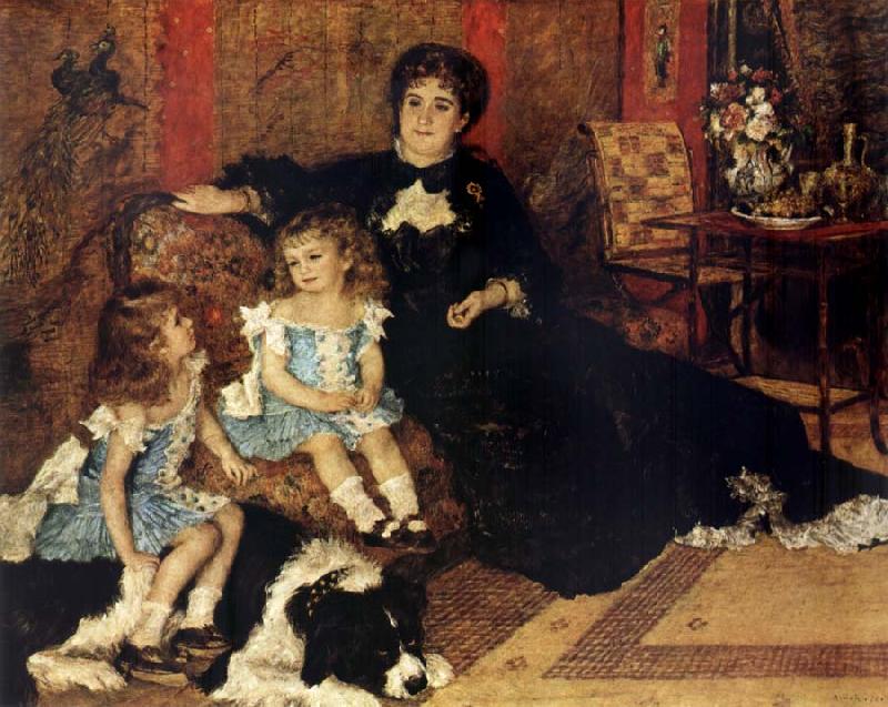 Pierre-Auguste Renoir Madame Charpenting and Children oil painting picture